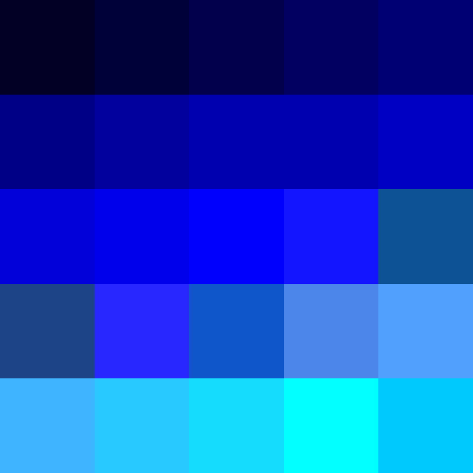 Colors: Which Blue?